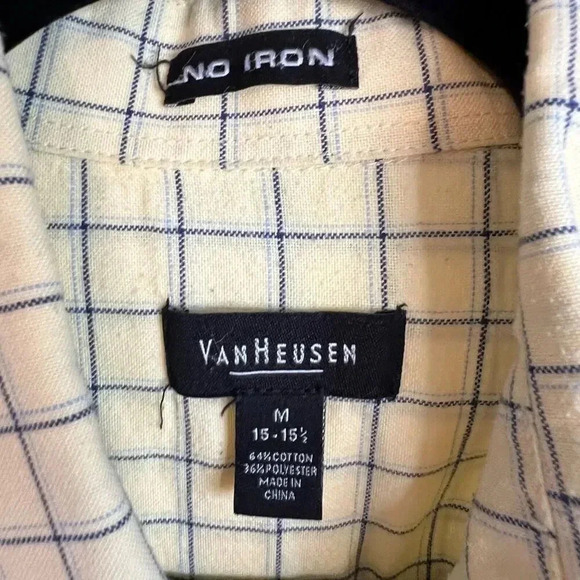 Men’s Van Heusen button front casual shirts size medium - Picture 5 of 9